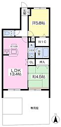 SMAISON2 2LDKの間取図画像