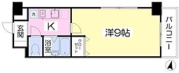 ヴィヴァン2000 1Kの間取図画像