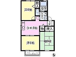 ファミール1 3DKの間取図画像