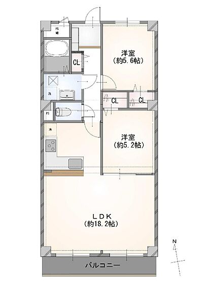 間取りを拡大表示