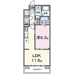 間取図画像 1LDK