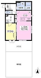 GranePine3 1LDKの間取図画像