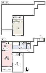 Elaia 1LDKの間取図画像