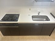 3口ガスコンログリル付のシステムキッチン
