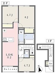 プールム 3LDKの間取図画像