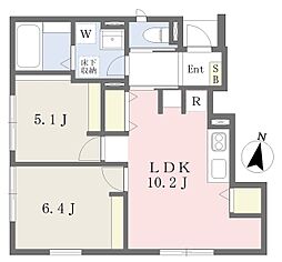 ステラ 2LDKの間取図画像