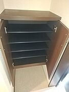 容量たっぷりな下駄箱設備！