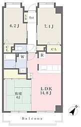 りんでんばうむ上郷 3LDKの間取図画像