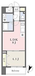 ピノルクテ 1LDKの間取図画像