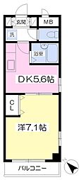 ウイルハイム新横浜 1DKの間取図画像