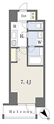 中区相生町6丁目PJ 1Kの間取図画像