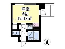 宝寿ビル ワンルームの間取図画像