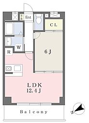 ARTEMIS 1LDKの間取図画像