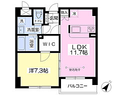 ジュン・M 1LDKの間取図画像