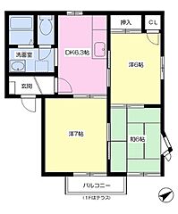 物件の間取り