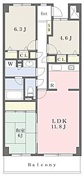 ひめぎん東京コーポラスB棟 3LDKの間取図画像