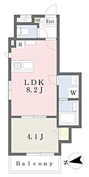 名古屋ハイツ 1LDKの間取図画像