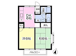 間取図画像 2DK