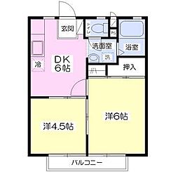 間取図画像 2DK