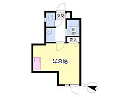 YNK ワンルームの間取図画像