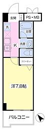 ソレイユ狭山ケ丘 1Kの間取図画像