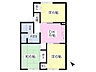 間取り：間取図（角（かど）部屋になります）