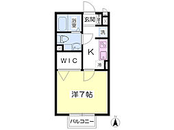 Seica 1Kの間取図画像