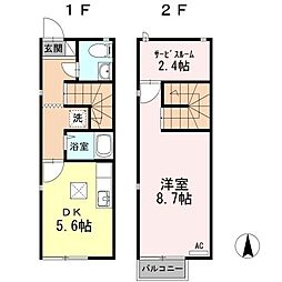 メゾン・ド・エスポワール 1SDKの間取図画像