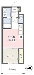 MAYFAIRHONMACHIPREMIUM 1LDKの間取図画像