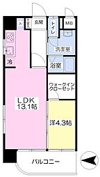 GrandLumiere 1LDKの間取図画像