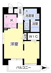 アーバン本町 1Kの間取図画像