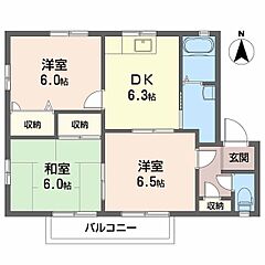 物件の間取り