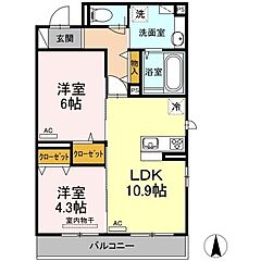 物件の間取り