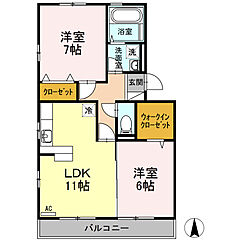 物件の間取り