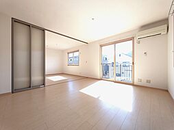 伊予鉄道高浜線 山西駅 徒歩16分の賃貸アパート 2階2LDKのリビング/ダイニング