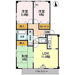 物件の間取り