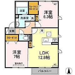物件の間取り