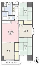 道後プラム,ヒルズ 4LDKの間取図画像