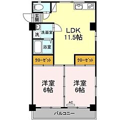 物件の間取り