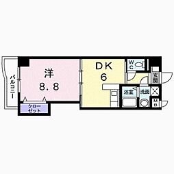 CasaFelicia 1DKの間取図画像