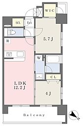 ラフレシーサ博多駅南5 2LDKの間取図画像