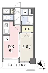 KS'HOUSE 1DKの間取図画像