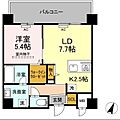 グランデール博多7階10.6万円