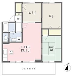 セジュールイトウ 3LDKの間取図画像