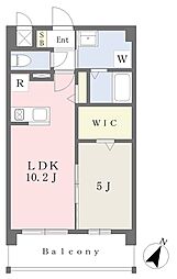 仮称 大津町杉水3559-1 C棟 1LDKの間取図画像