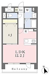 TKビル MASHIKI8 1LDKの間取図画像