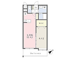 GRACE下南部 1LDKの間取図画像