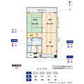 ハイム飛松2階5.5万円
