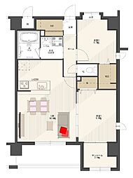 OAK VILLA 桜並木クラス 2LDKの間取図画像
