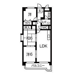 ソシア15 3LDKの間取図画像